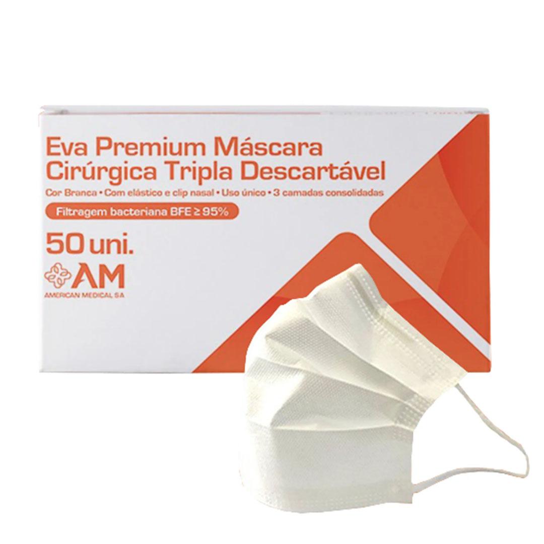 Mascara Descartavel Tripla AM - Branca